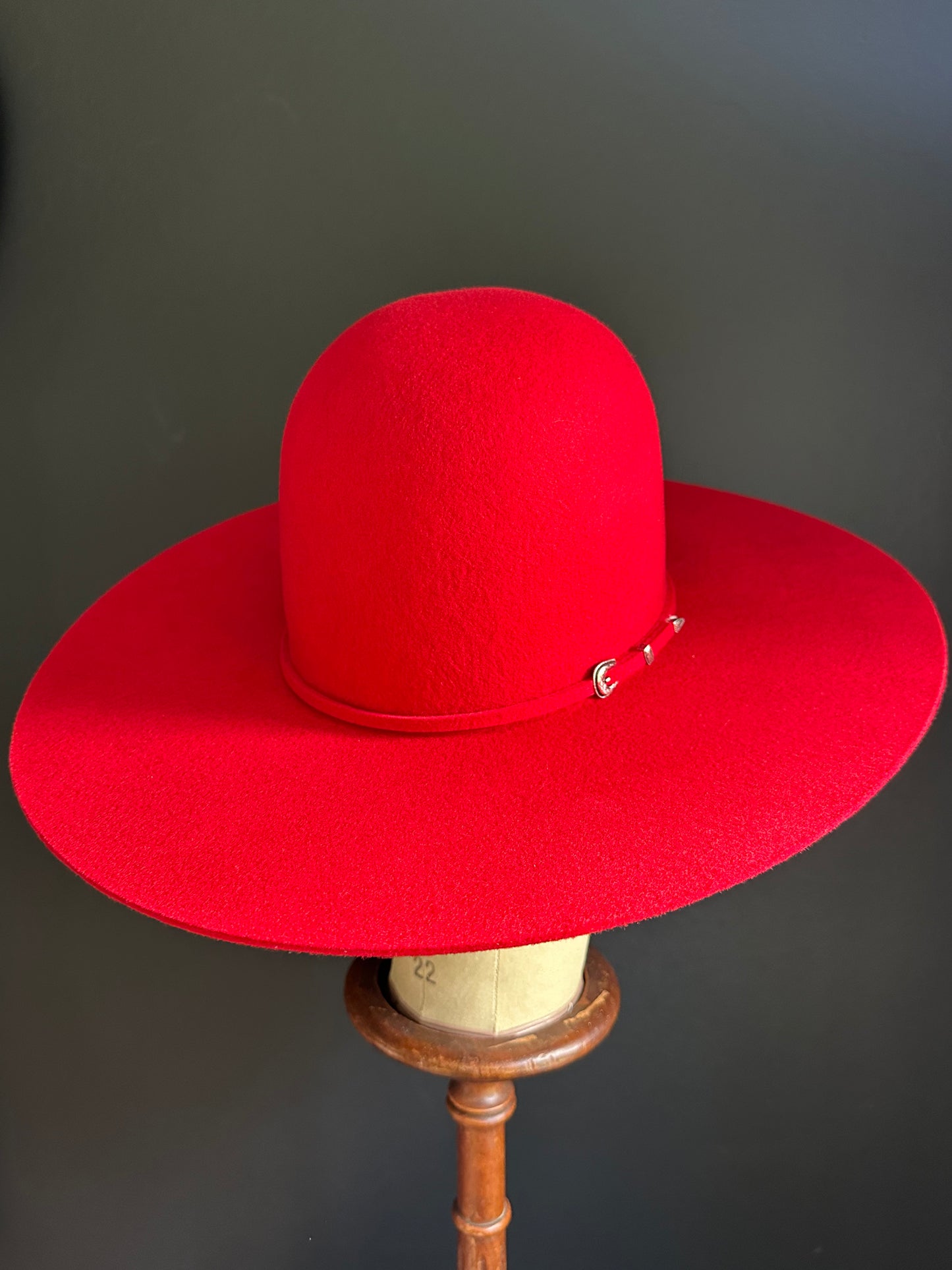 3X Wool Felt Rodeo King - Red