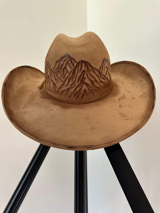 Burned hat #266 - To the Mountains I must go.