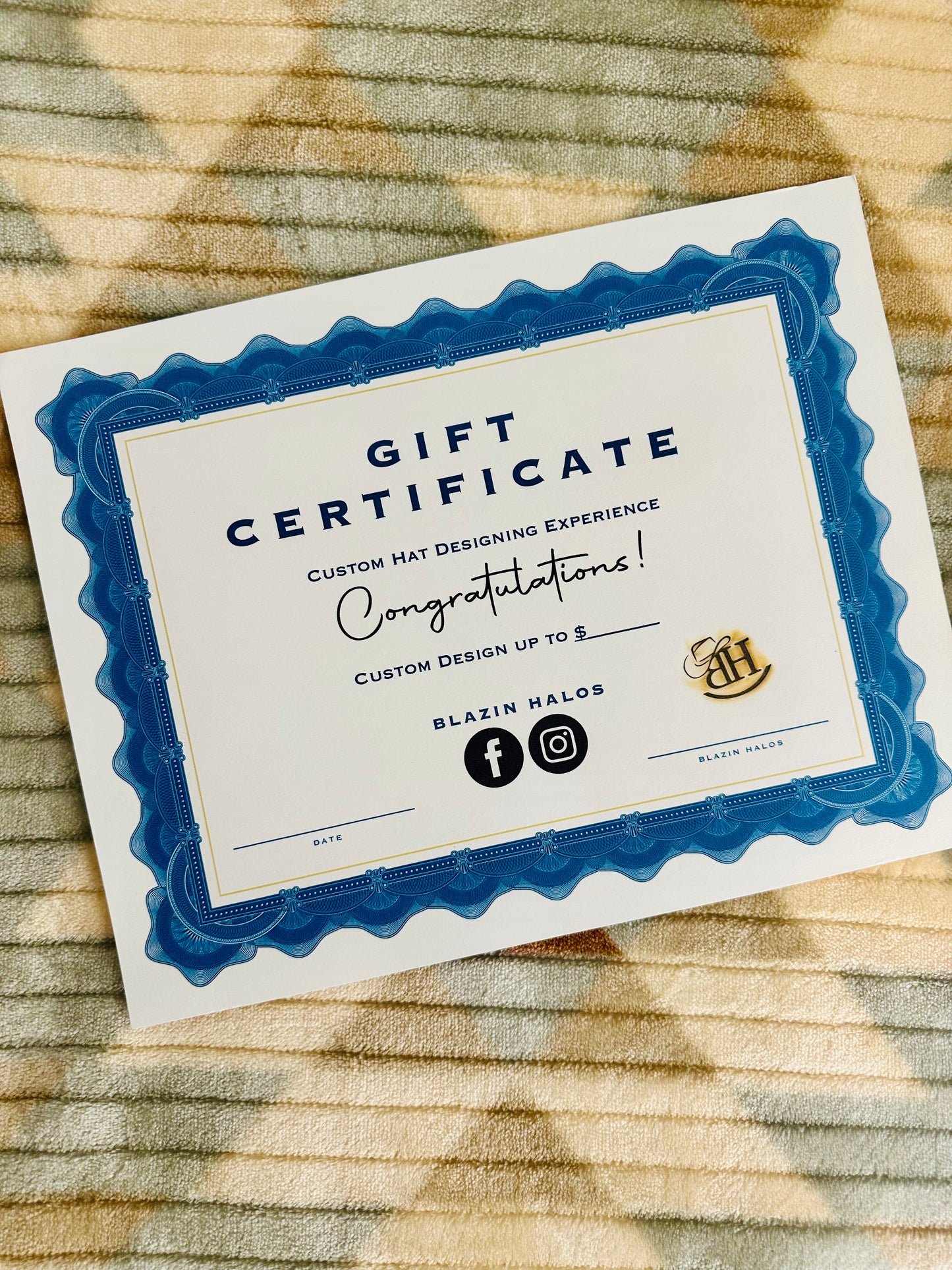 $100 Congratulations Gift Certificate