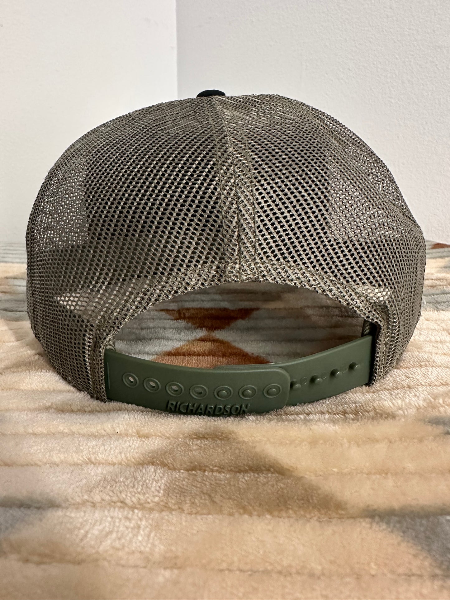 Blazin Halos Camo 7 Panel with Acrylic Gold Beef Patch