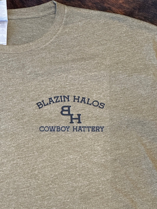 Blazin Halos Ranch Brand Next Level T-Shirt