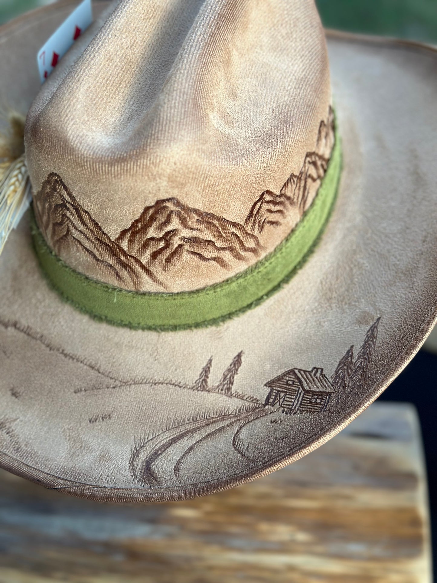 Hat #37 Cabin in the Mountains