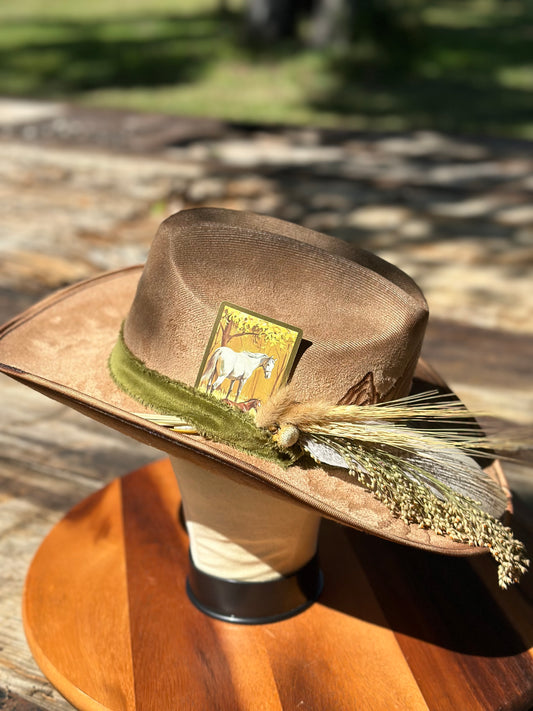 Hat #37 Cabin in the Mountains