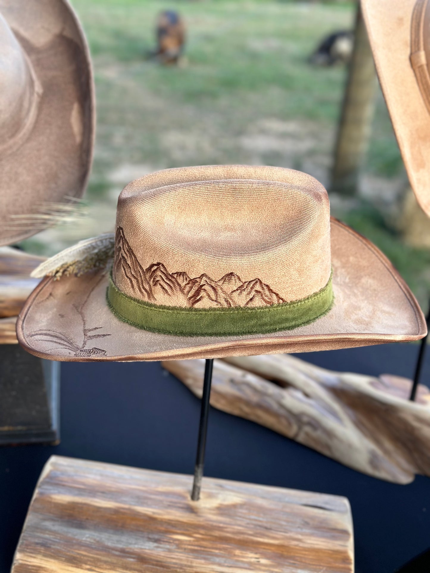 Hat #37 Cabin in the Mountains