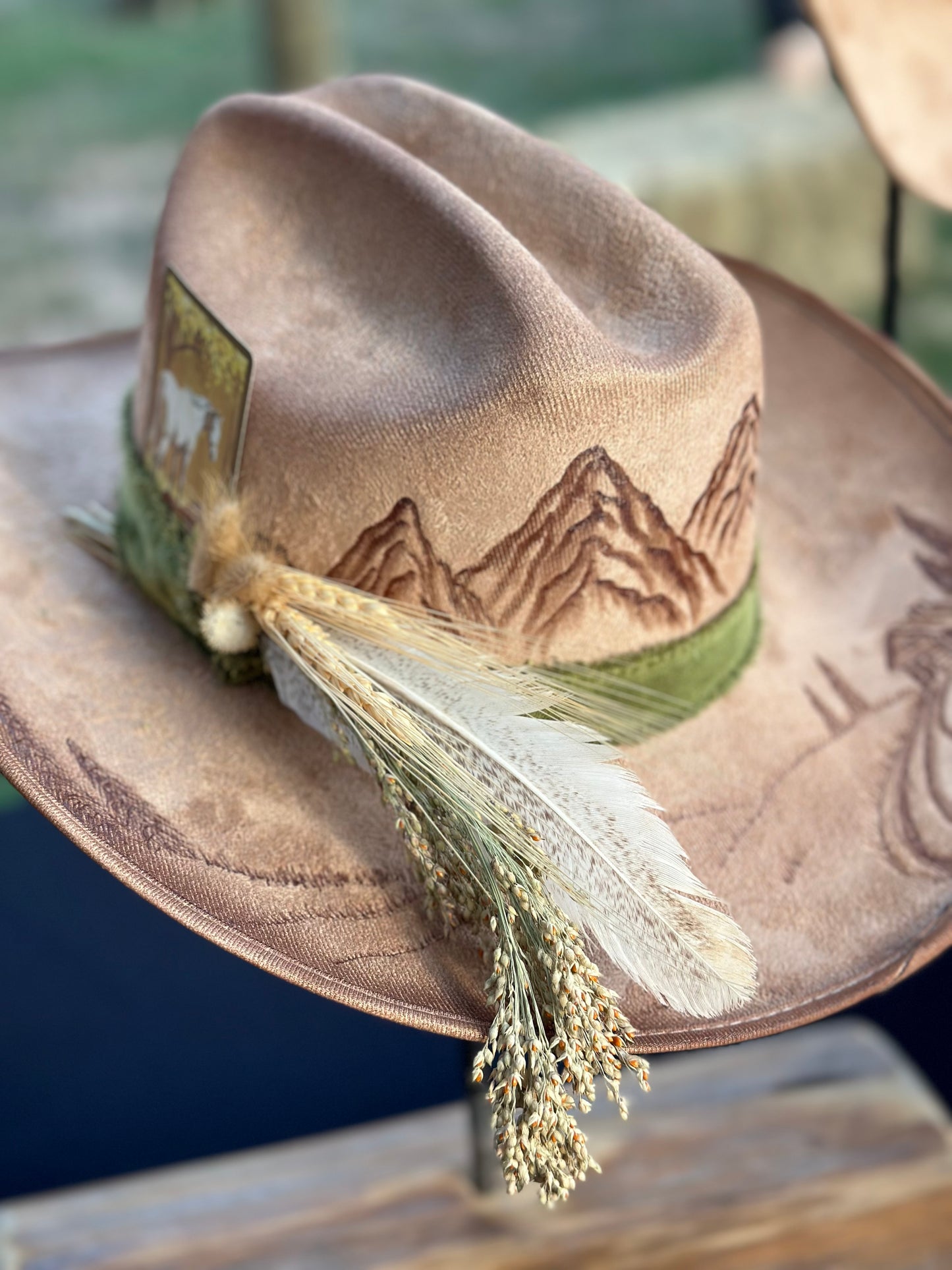 Hat #37 Cabin in the Mountains