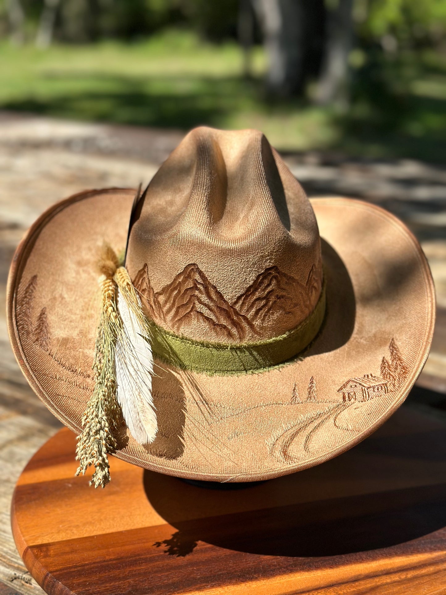 Hat #37 Cabin in the Mountains