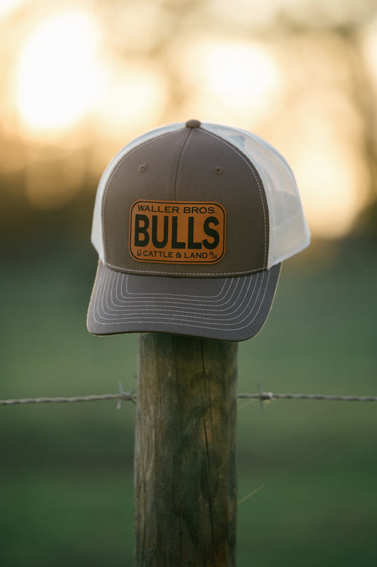 Waller Brothers Cattle & Land BULLS Richardson 6 Panel 112 Trucker Hat