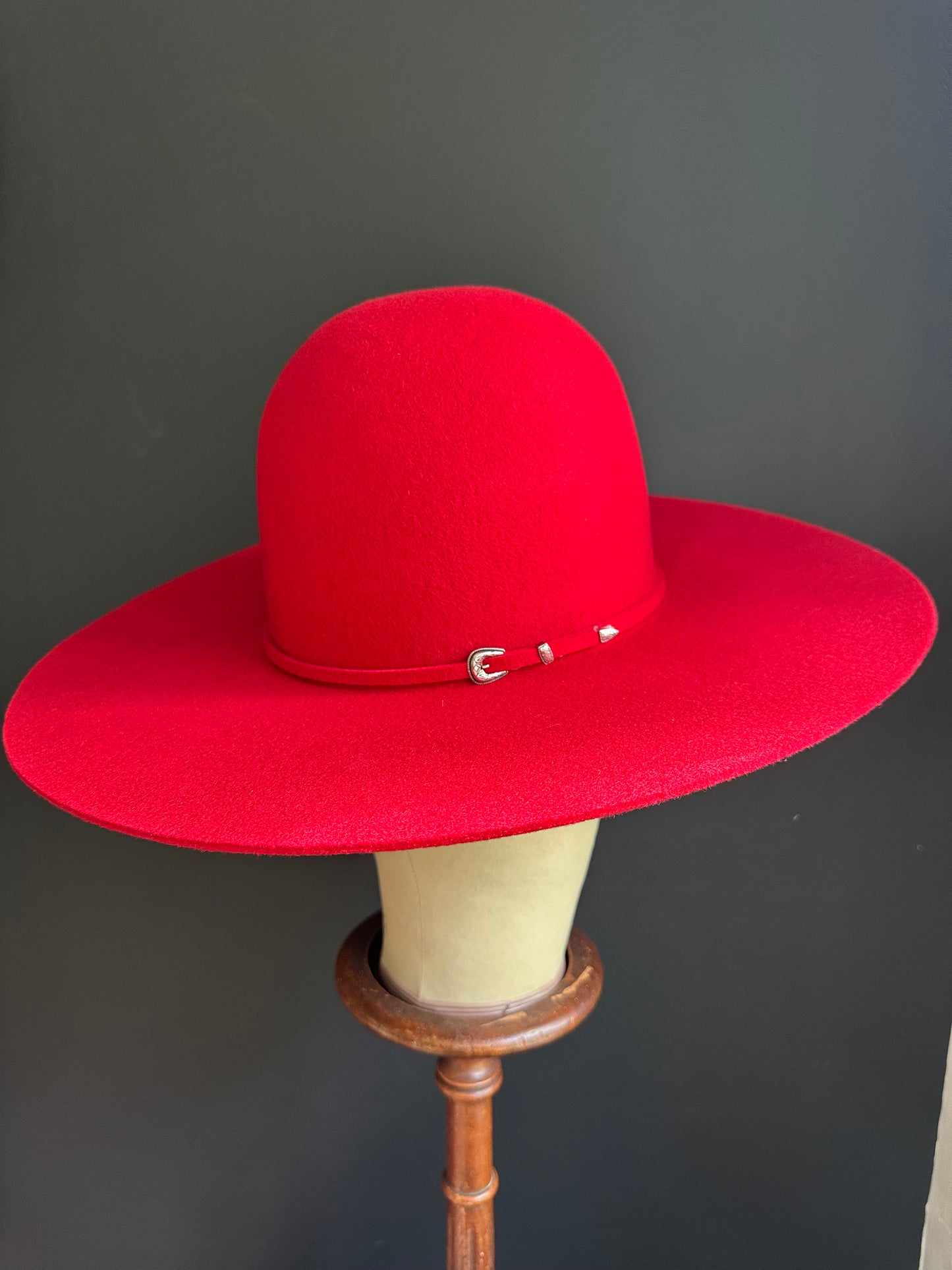 3X Wool Felt Rodeo King - Red