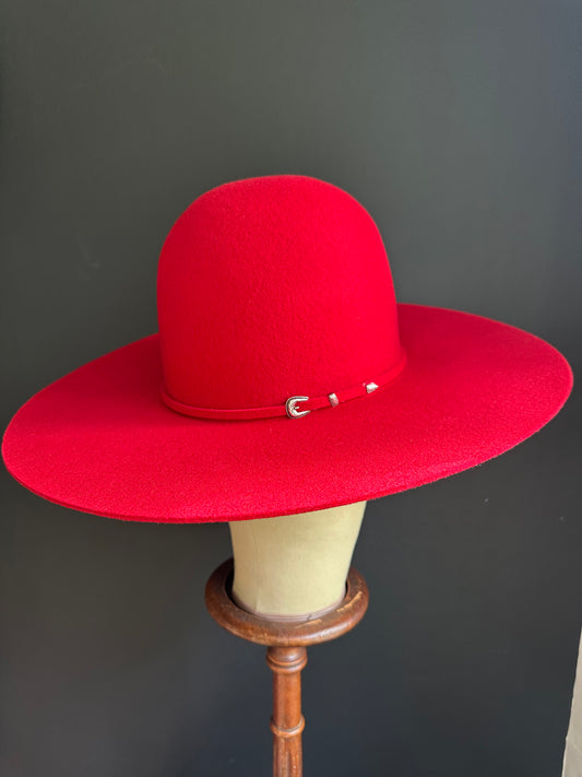 3X Wool Felt Rodeo King - Red