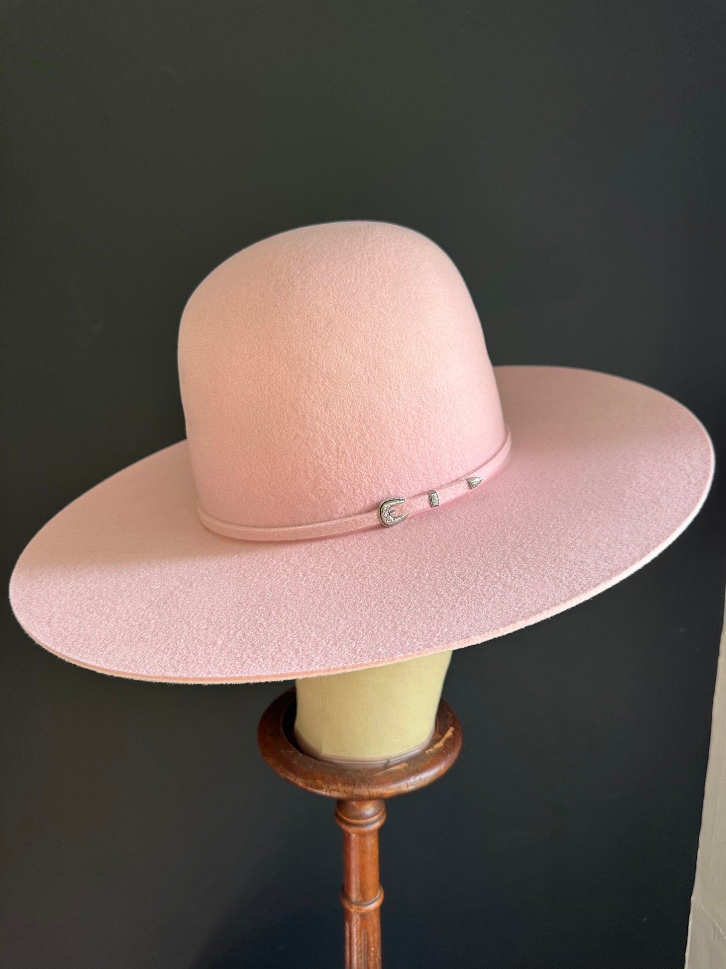 3X Wool Felt Rodeo King - Light Pink