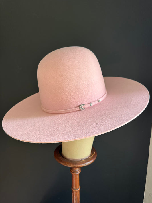 3X Wool Felt Rodeo King - Light Pink