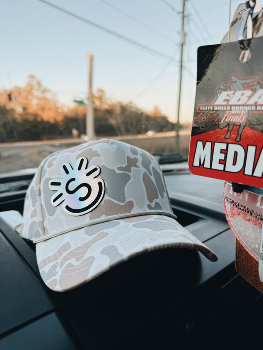 Rockin' S Rodeo Photo & Video Official Duck Camo Trucker Hats