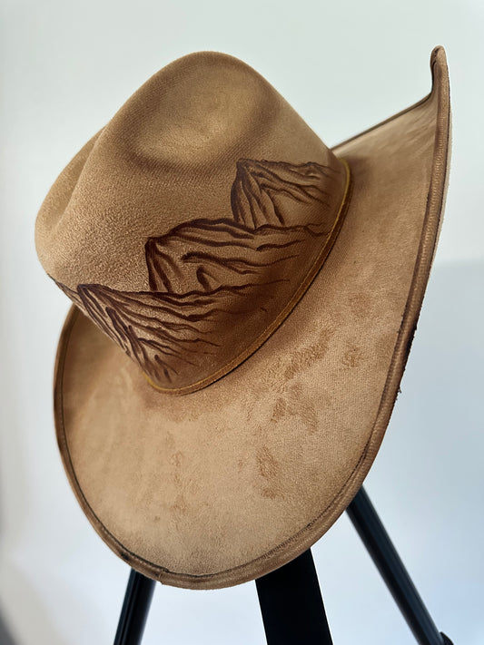 Burned hat #266 - To the Mountains I must go.