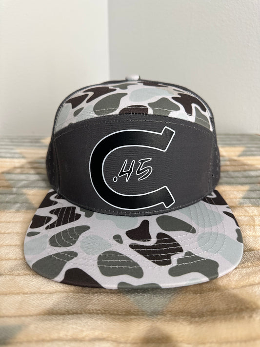 Colt 45 White and Gray Duck Camo Laser Perforated Mesh