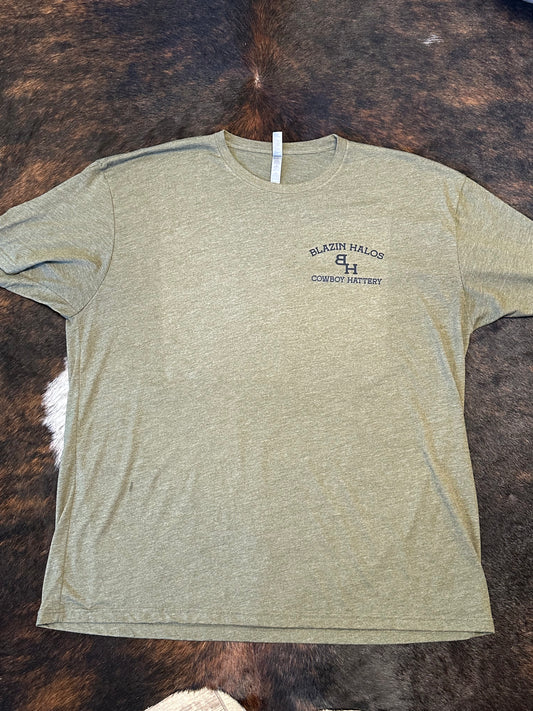 Blazin Halos Ranch Brand Next Level T-Shirt